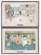 Two 20thC colour lithographs after Victor Venner, comprising A Good Send Off, & The Wedding