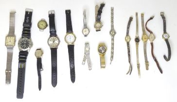 A quantity of assorted watches to include examples buy Sekonda etc Please Note - we do not make