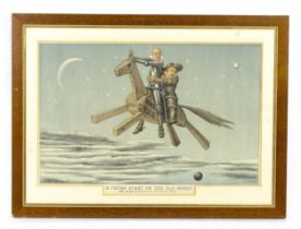 After Tom Merry (1852-1902), 19th century, Satirical lithograph, A Fresh Start on the Old Hobby -