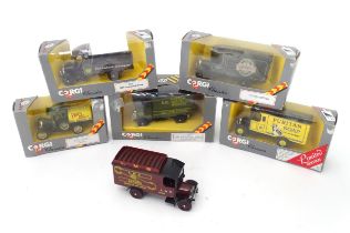 A quantity of Corgi Classics toys to include a 1929 Thorneycroft Truck, Ford Model T Tanker, AEC 508