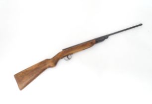 A c1950s Webley Junior .177 break-action air rifle, 14 1/8" barrel, the cylinder stamped 'The Webley