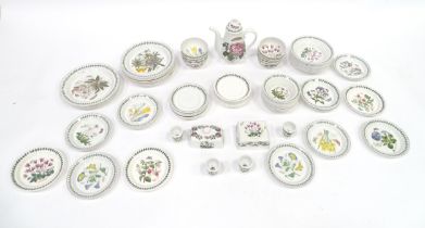 A quantity of Portmeirion dinner wares in the Botanic Garden pattern, to include plates, bowls,