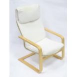 An Ikea laminate ply cantilever chair Please Note - we do not make reference to the condition of