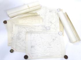 Buckinghamshire local interest : a quantity of early 20thC Ordinance Survey 6" : 1 mile maps ,