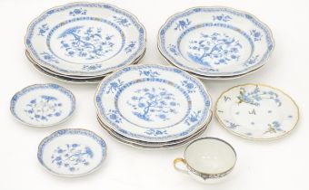 A quantity of assorted Limoges Haviland wares, to include plates, etc. Largest approx. 9 1/2"