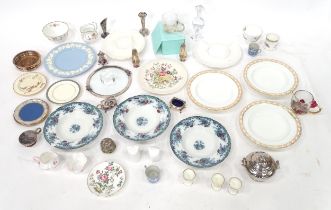A quantity of miscellaneous items to include Royal Staffordshire dishes in the Arcadia pattern, a