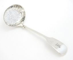 A Victorian silver sugar sifting spoon hallmarked Exeter 1842, maker William Rawlings Sobey. Approx.