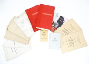 A quantity of Royal ephemera relating to the Coronation of Her Majesty Queen Elizabeth II, to