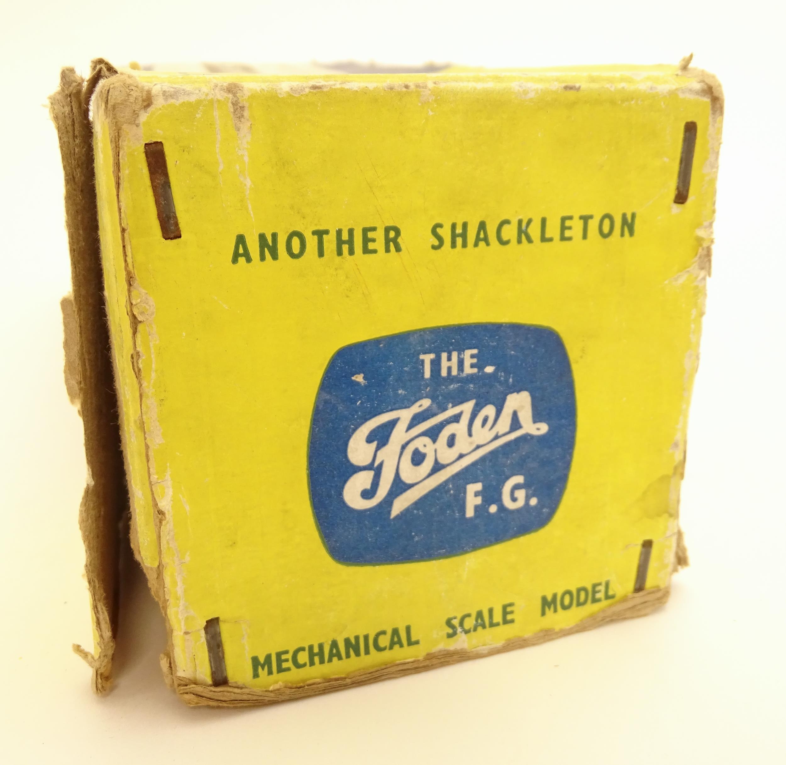 Toy: A Shackleton Toys scale model die cast clockwork / mechanical Foden F. G. Flatbed Lorry in - Image 14 of 14