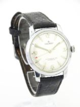 A gentlemans Chaumont automatic wristwatch. Watch case approx. 1 3/8" wide Please Note - we do not
