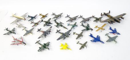 Toys: A quantity of Airfix scale model planes to include De Havilland Mosquito, Avro Lancaster,