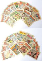 A large quantity of assorted 20thC comics to include The Dandy, Victor, The Wizard, Warlord, The