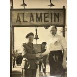 Montgomery (Bernard Law, 1887-1976). A photograph of Montgomery and FIFA president Stanley Rous