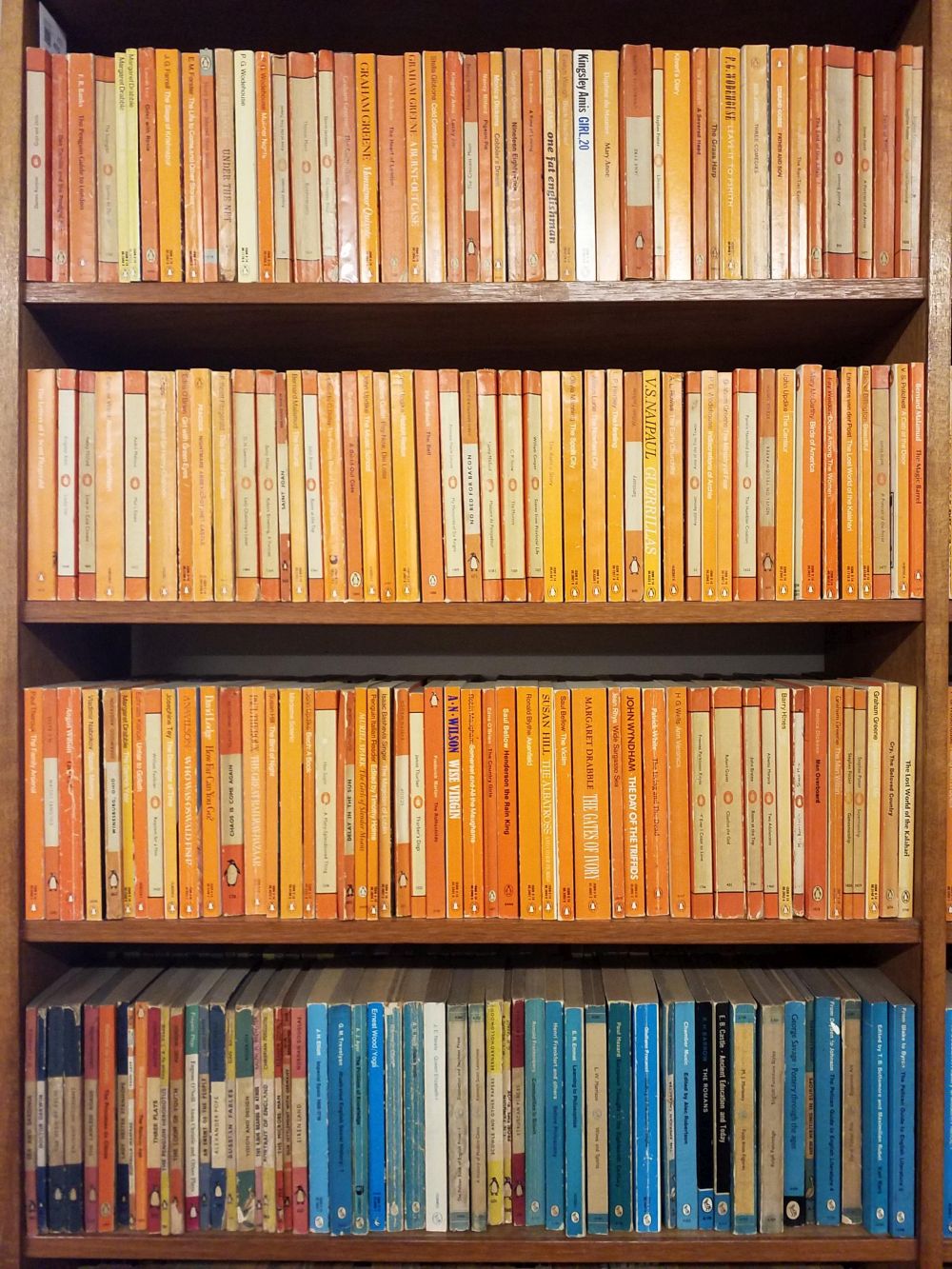 Penguin Paperbacks. A large collection of approximately 1200 paperbacks