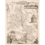 Moule (Thomas). A collection of 55 county maps, circa 1845