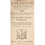 Eber (Paul). L'Estat de la Religion et Republique du peuple Judaique, 2nd ed., 1563