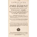 Scotland - Laws and Acts. 3 volumes of Scottish Acts of Parliament, 1691-1712