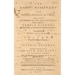 Mason (Charlotte). The Lady's Assistant for regulating and supplying her table, 1st ed., 1773