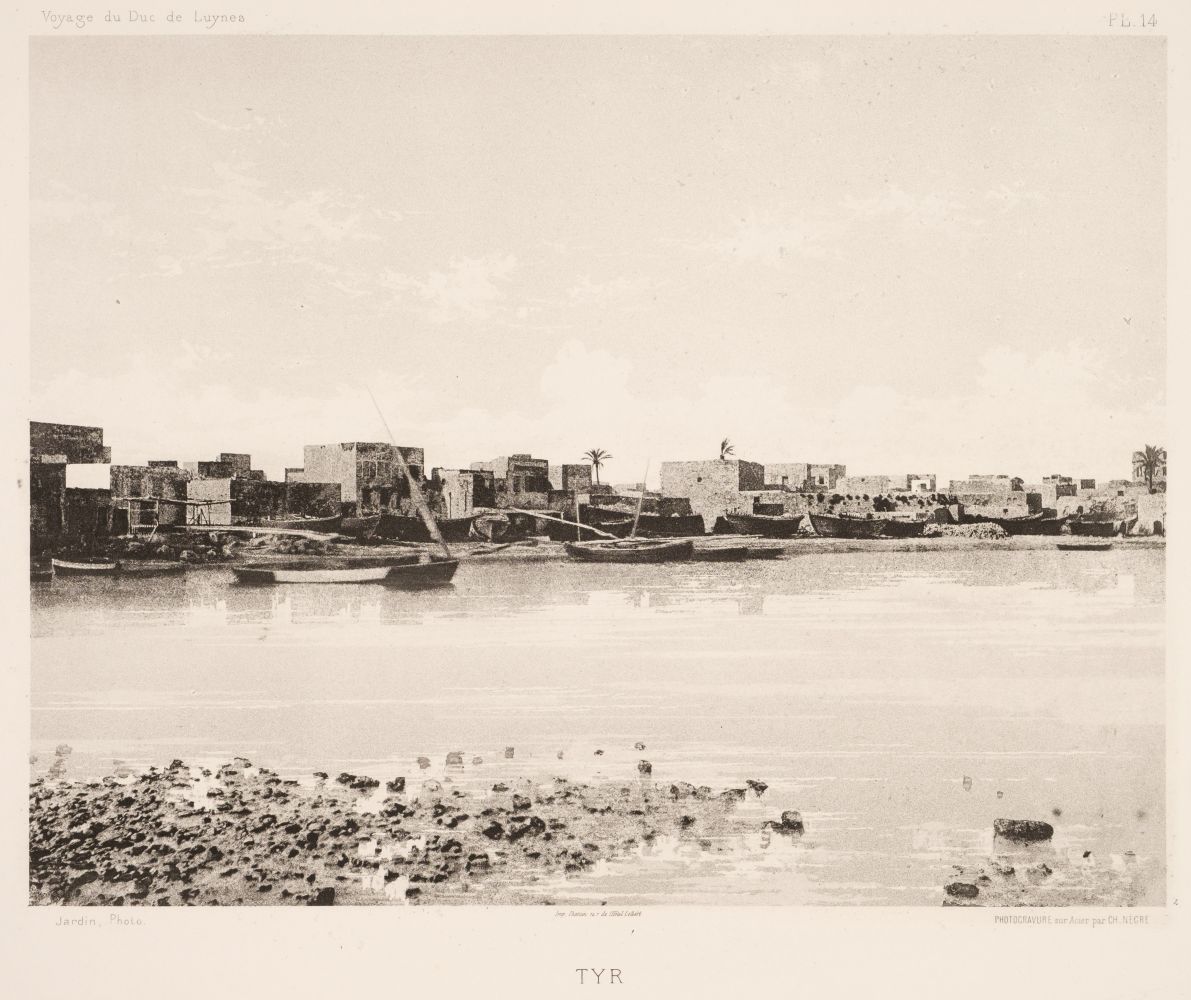 Luynes (Honoré Théodore). Voyage d'exploration à la mer Morte, à Petra, 4 volumes, 1868-74 - Image 2 of 3