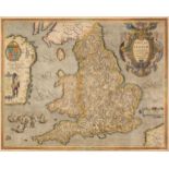 England & Wales. . Ortelius (Abraham & Saxton Christopher), Anglia Regnum..., 1603