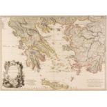 Greece. De La Rochette (L. S.), Greece Archipelago and Part of Anadoli, W. Faden, 1791