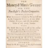 Hayes (Richard). The Money'd Man's Guide..., 1726..., and one other