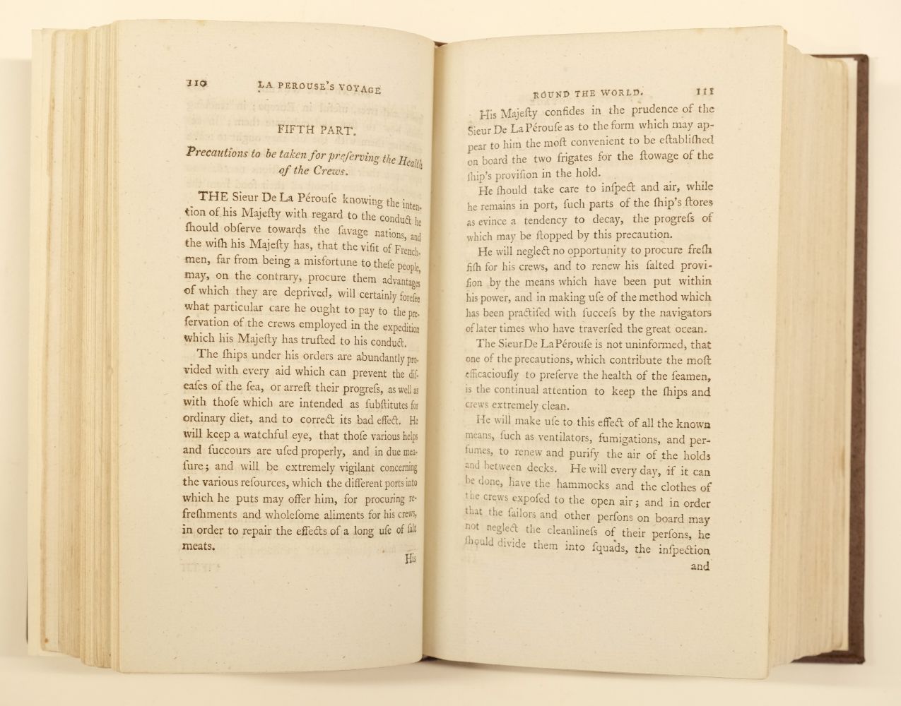 La Perouse (Jean-Francois). The Voyage of La Perouse Round the World, 3 volumes, 1798 - Image 4 of 18