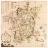 Worcestershire. Taylor (Isaac), Large Scale Map of Worcestershire, Ross-on-Wye, 1772
