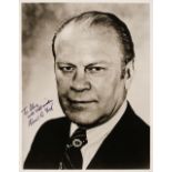 Ford (Gerald Rudolph, 1913-2006). Photograph signed