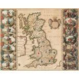 British Isles. Blaeu (Johannes), Britannia prout divisa suit temporibus Anglo-Saxonum.., circa 1648