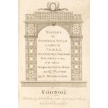Middleton (Charles). Designs for Gates at Rails suitable to Parks..., 1805..., and one other