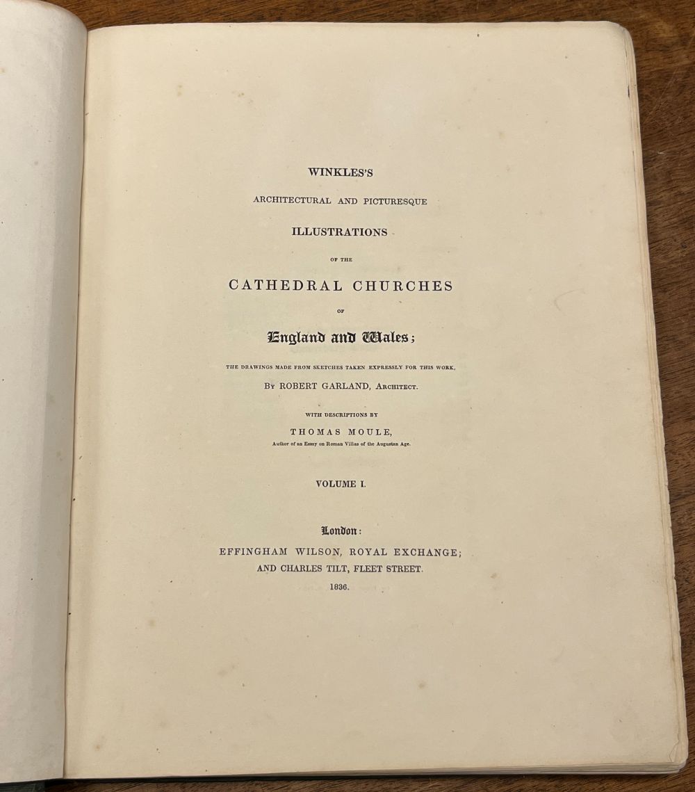 Britton (John). The Cathedrals of England, 9 volumes, 1814-35 - Image 21 of 23