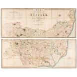 Suffolk. Bryant (Andrew), Map of the County of Suffolk from actual survey..., 1826