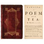Tate (Nahum). Panacea: a poem upon tea: in two canto's, 1st ed., 1700