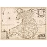 Wales. Lhuyd (Humphrey, Mercator Gerard & Jansson Jan), Cambriae Typus..., `1647 or later