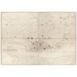 Liverpool. Bennison (Jonathan), Bennison's Map of the Town and Port of Liverpool..., 1846