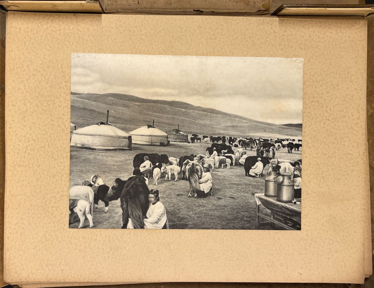 Mongolia. A portfolio of 98 collotypes of Mongolian life & culture, no pub. or date, c. late 1950s - Image 10 of 12