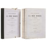 Luynes (Honoré Théodore). Voyage d'exploration à la mer Morte, à Petra, 4 volumes, 1868-74