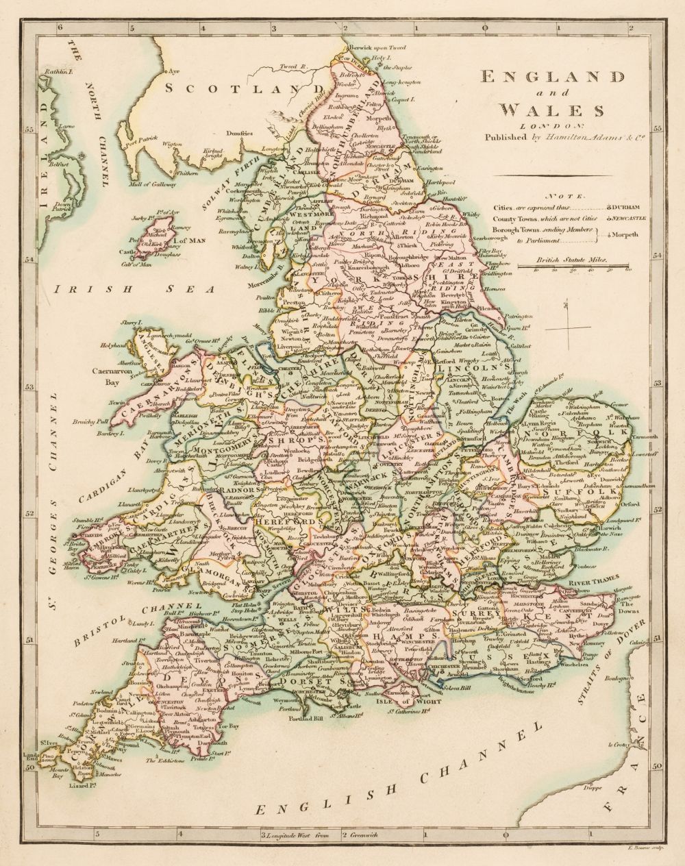 British Isles. A collection of approximately 40 maps, 19th century