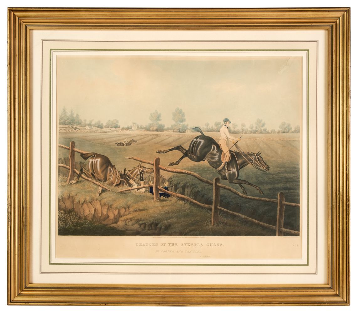 Rosenburg (Charles). Chances of the Steeple Chase, plates 4 & 7, G. S. Tregear, 1837 & 39