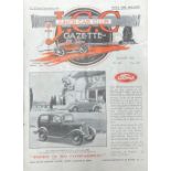 Junior Car Club. Gazette, 46 original issues (nos. 164-209), For Private Circulation only,