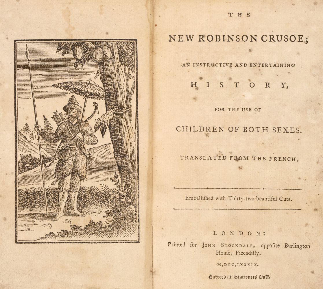 1789 Campe (Joachim, Heinrich). The New Robinson Crusoe, 1789