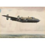 Bradshaw (Stanley Orton, 1903-1950). WWII British bomber ... 1946, watercolour