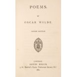 Wilde (Oscar). Poems, 2nd edition, 1881