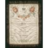 Royal Opera House, Covent Garden. Le Prophete.., Silk Printed Program, 1850