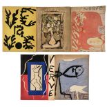 Verve, Review Artistique et Litteraire, five volumes, 1938-1948