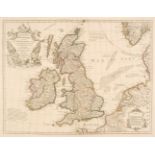 British Isles. De L'Isle (Guillaume), Les Isles Britanniques ..., Paris, 1702