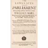 1691 Scotland - Laws and Acts. 3 volumes of Scottish Acts of Parliament, 1691-1712