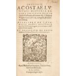 Acosta (Emanuel). Historia rerum a Societate Jesu in Oriete gestarum, Paris: Michaëlem Sonnium,