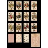 German playing cards. Carte Mignonne, Düsseldorf: Oscar Lenssen, circa 1860, & 4 others